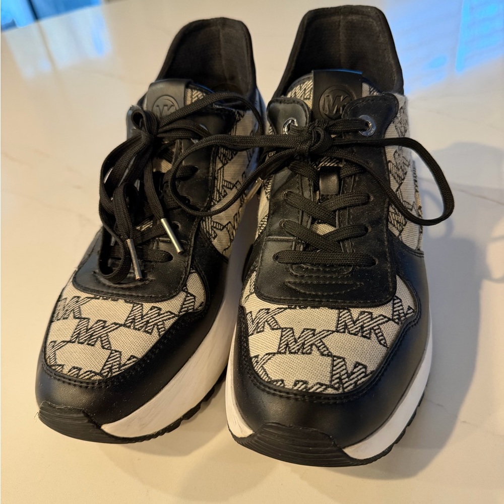 Michael Kors Black and White Sneakers